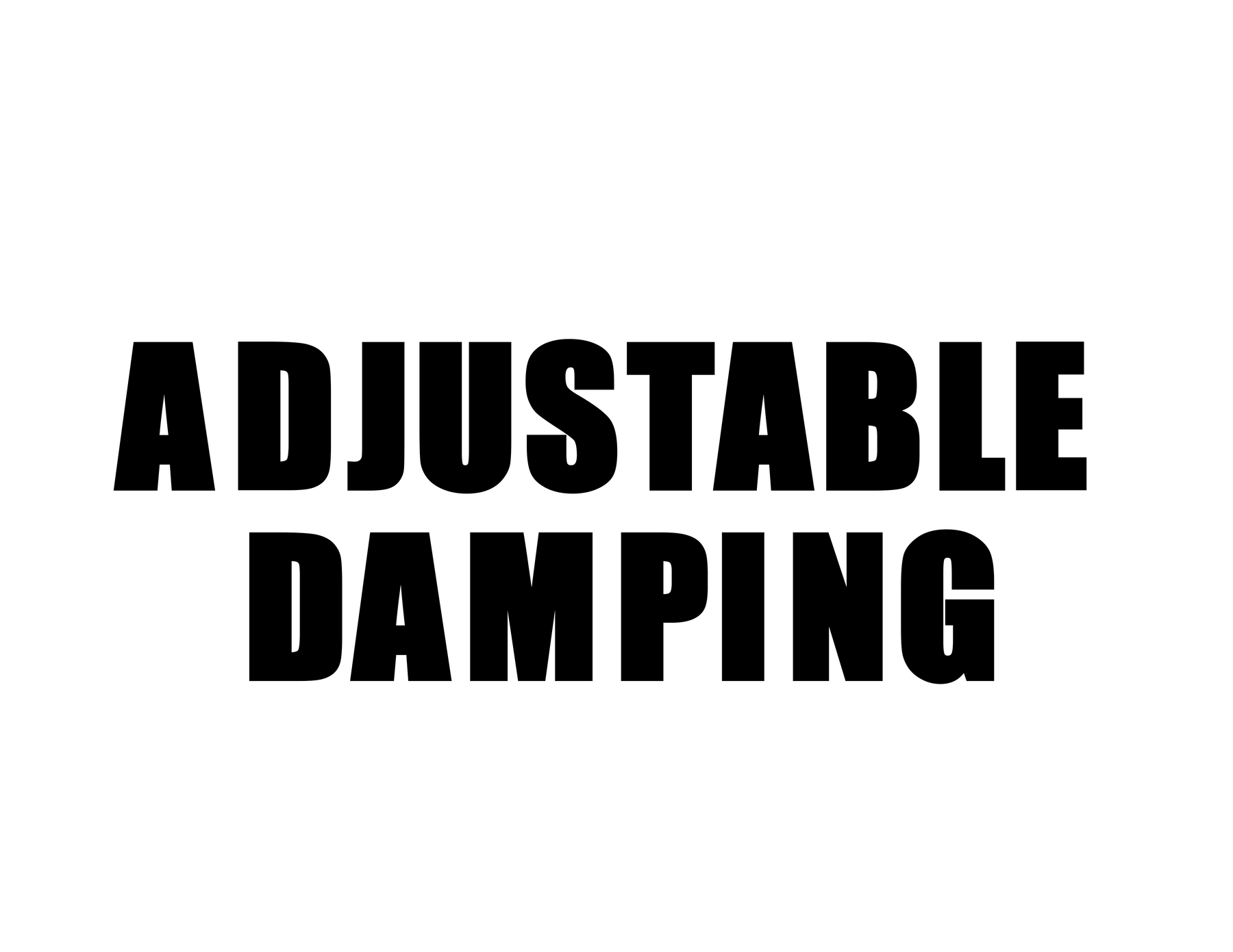 Adjustable Damping