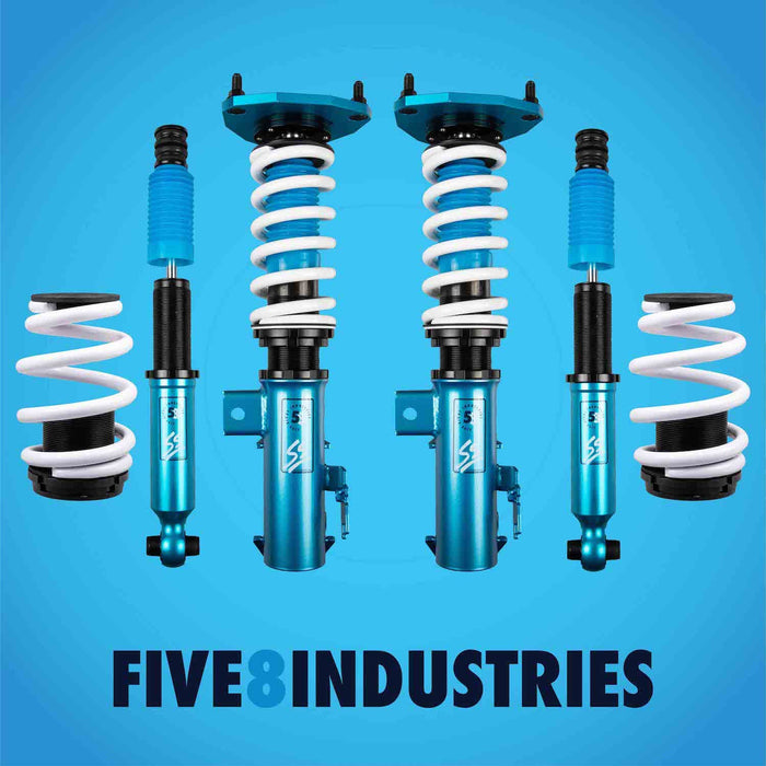 Toyota Corolla Sedan Coilovers (20-22) FIVE8 SS Sport Height Adjustable w/ Front Camber Plates