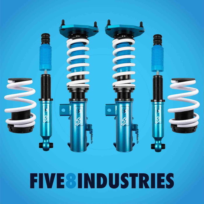 Scion tC Coilovers (2011-2016)  FIVE8 SS Sport Height Adjustable w/ Front Camber Plates