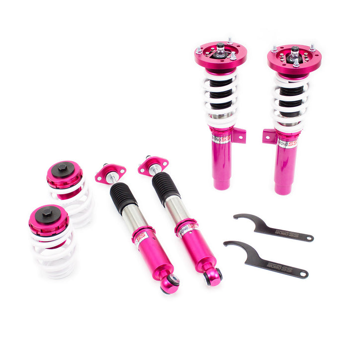 BMW 3 Series E46 RWD Coilovers (99-06) Godspeed MonoSS - 16 Way Adjustable w/ Front Camber Plates
