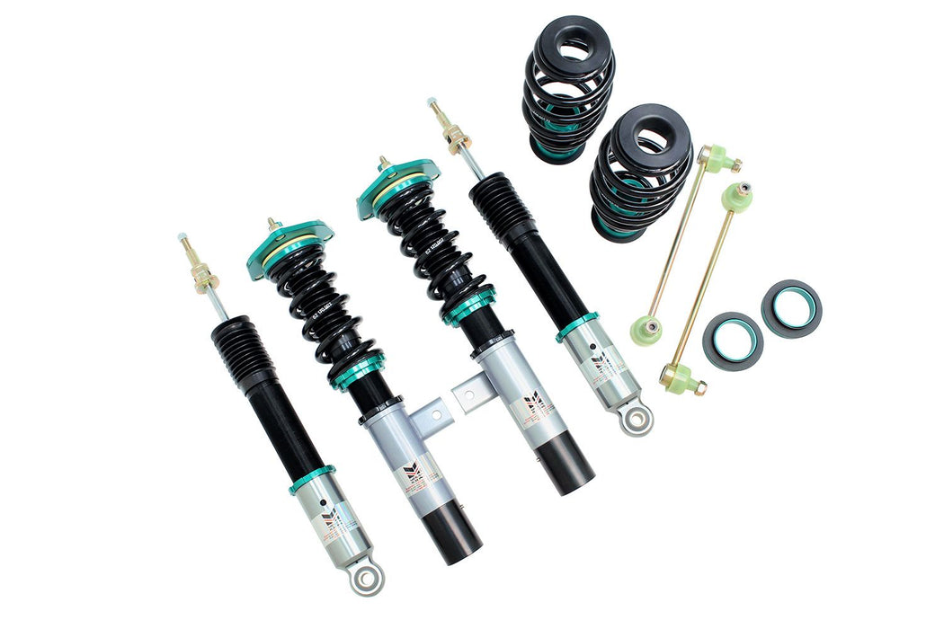 VW Jetta Coilovers (2011-2017) [54.5mm Front Lower Brackets] Megan Racing Euro 1 Series - 30 Way Adjustable