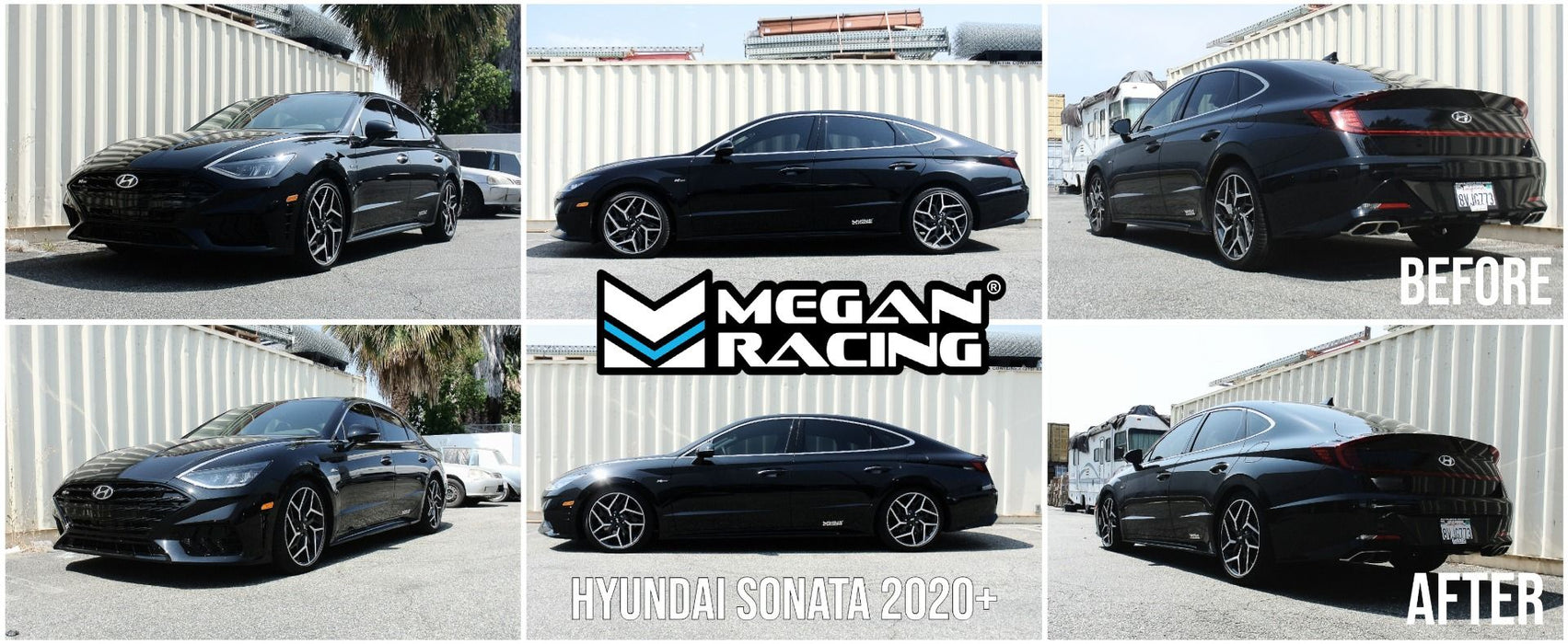 Hyundai Sonata Coilovers (2020-2021) Megan Racing EZ II - 15 Way Adjustable