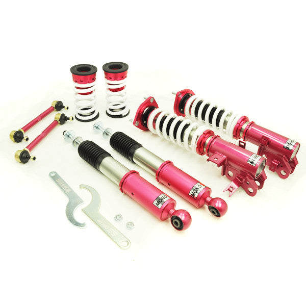 Honda Civic None-Si FB/FG Coilovers (12-14) Godspeed MonoSS - 16 Way Adjustable w/ Front Camber Plates
