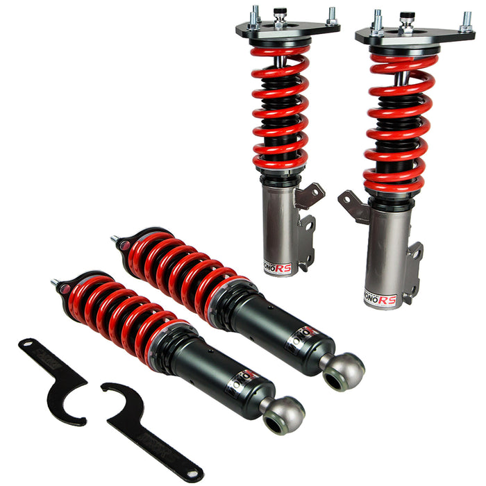 Mitsubishi 3000GT VR4 AWD Coilovers (91-99) Godspeed MonoRS - 32 Way Adjustable w/ Front Camber Plates