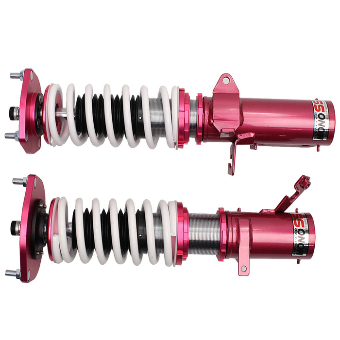 Toyota Corolla FWD Coilovers (88-92) [w/ Sealed Struts] Godspeed MonoSS - 16 Way Adjustable w/ Front Camber Plates