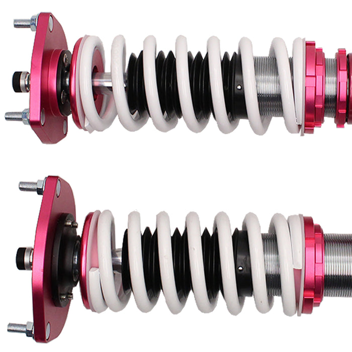 Toyota Corolla FWD Coilovers (98-02) Godspeed MonoSS - 16 Way Adjustable w/ Front Camber Plates