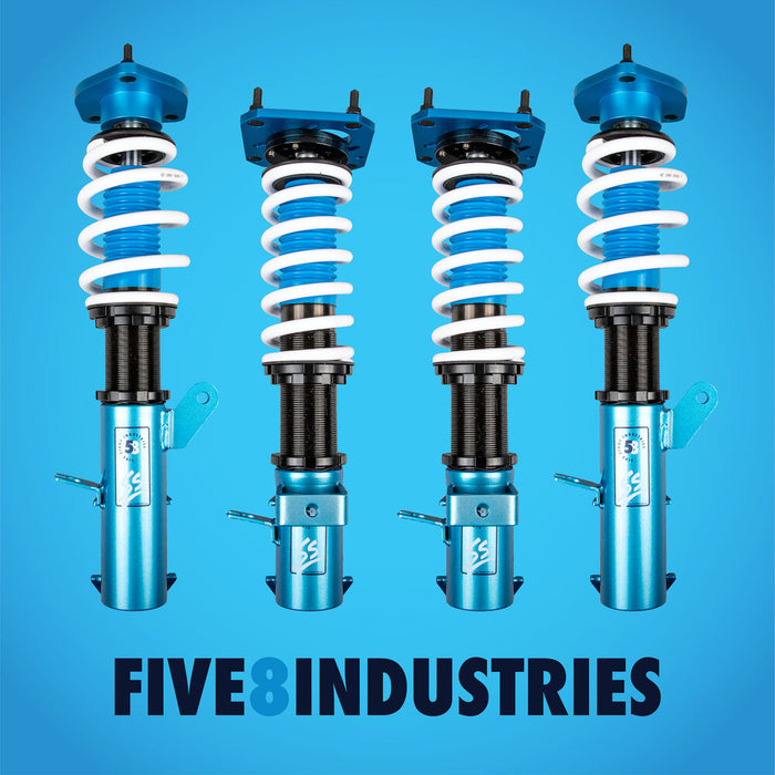 Toyota MR2 AW11 Coilovers (1987-1989) FIVE8 SS Sport Height Adjustable w/ Front Camber Plates