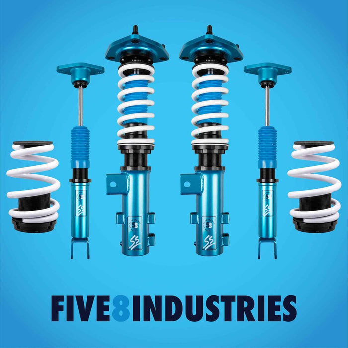 Hyundai Sonata Coilovers (11-14) FIVE8 SS Sport Height Adjustable w/ Front Camber Plates