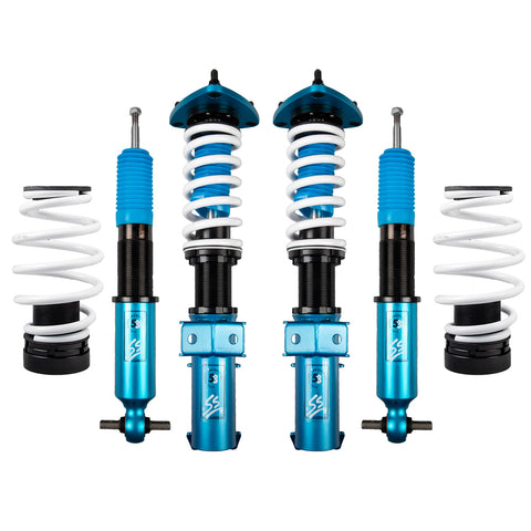 Ford Mustang 6th Gen None - GT350 Coilovers (15-19) FIVE8 SS Sport Height Adjustable w/ Front Camber Plates