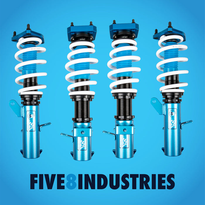 Toyota MR2 SW20 Coilovers (90-99) [Incl. 2.2L] FIVE8 SS Sport Height Adjustable w/ Front Camber Plates