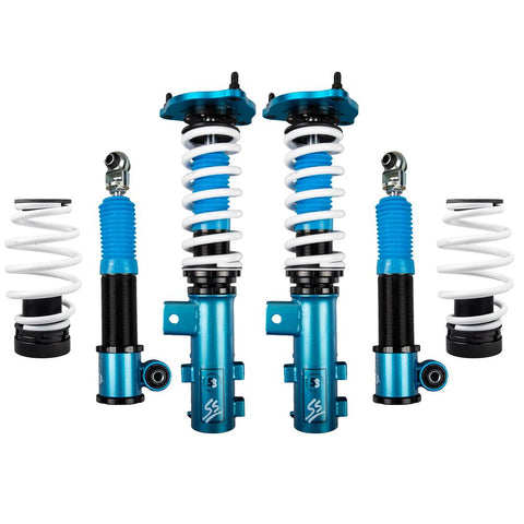 Kia Forte Coilovers (10-13) FIVE8 SS Sport Height Adjustable w/ Front Camber Plates