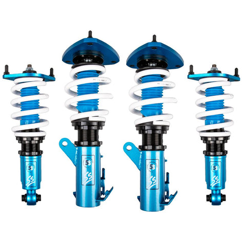 FR-S (12-17) BRZ (13-19) 86 (17-20) Coilovers - FIVE8 SS Sport Height Adjustable w/ Front Camber Plates