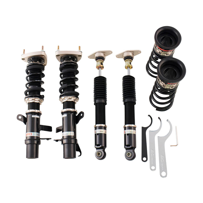 Ford Focus ST Coilovers (13-18) BC Racing BR Series w/ Front Camber Plates - Standard or Extreme Low