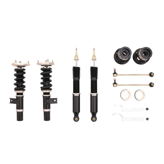 VW Beetle A5 w/ 49.5mm Front Strut Coilovers (12-19) BC Racing BR Series w/ Front Camber Plate