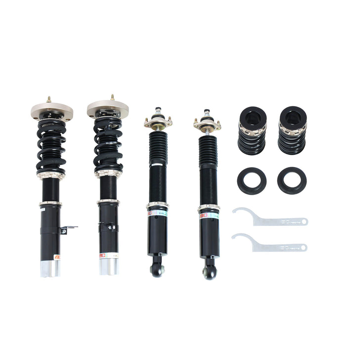 BMW 3 Series E30 Coilovers (85-87) [45mm Front Strut - Weld In] BC Racing BR Series w/ Front Camber Plates - Extreme Low Stock