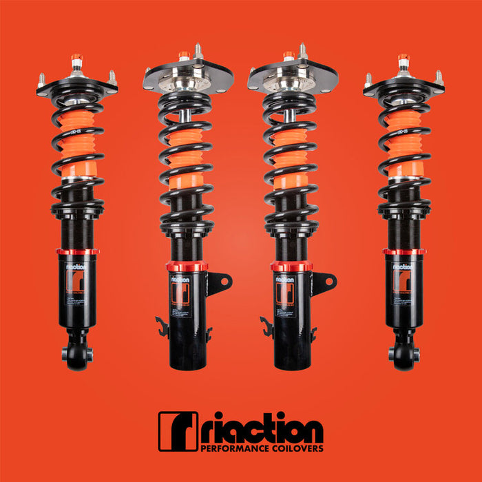 Mitsubishi Lancer / Mirage Coilovers (93-01) Riaction GT-1 32 Way Adjustable w/ Front Camber Plates