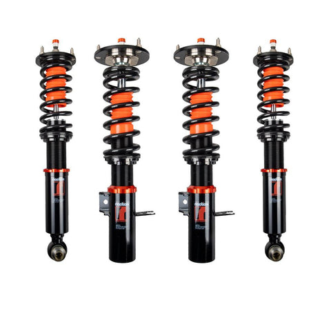 BMW 5 Series E34 Non-M Coilovers (87-95) [Weld On] Riaction GT-1 32 Way Adjustable w/ Front Camber Plates