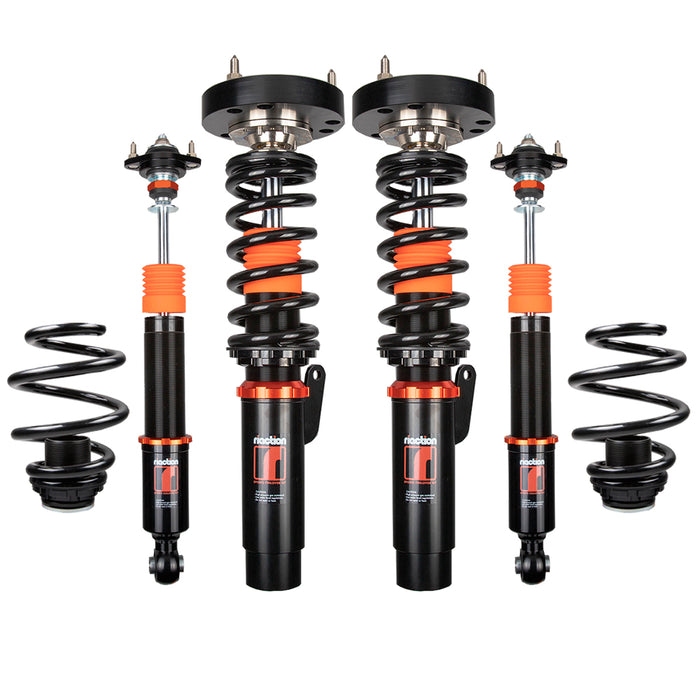 BMW 3 Series E46 Non - M E46 Coilovers (99-05) Riaction GT-1 32 Way Adjustable w/ Front Camber Plates