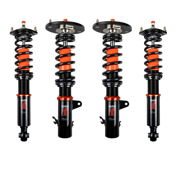 Mitsubishi Lancer EVO 1/2/3 Coilovers (92-95) Riaction GT-1 32 Way Adjustable w/ Front Camber Plates