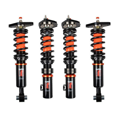 Hyundai Genesis Coupe Coilovers (10-16) [True Rear] Riaction GT-1 32 Way Adjustable w/ Front Camber Plates