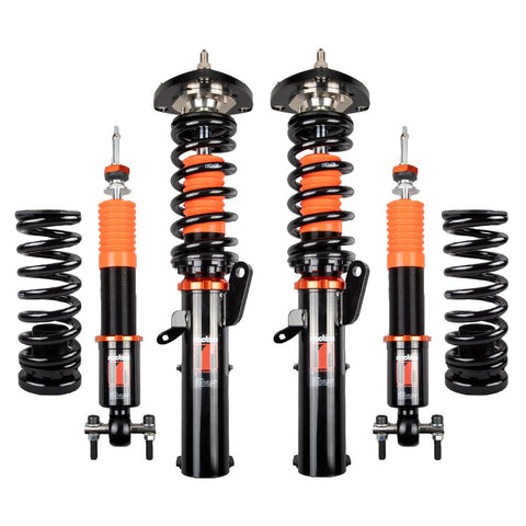 Ford Mustang None - GT350 Coilovers (15-19) Riaction GT-1 32 Way Adjustable w/ Front Camber Plates