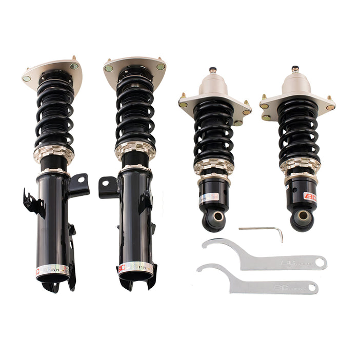 Scion tC Coilovers (2005-2010) BC Racing BR Series w/ Front Camber Plates - Standard or Extreme Low Stock