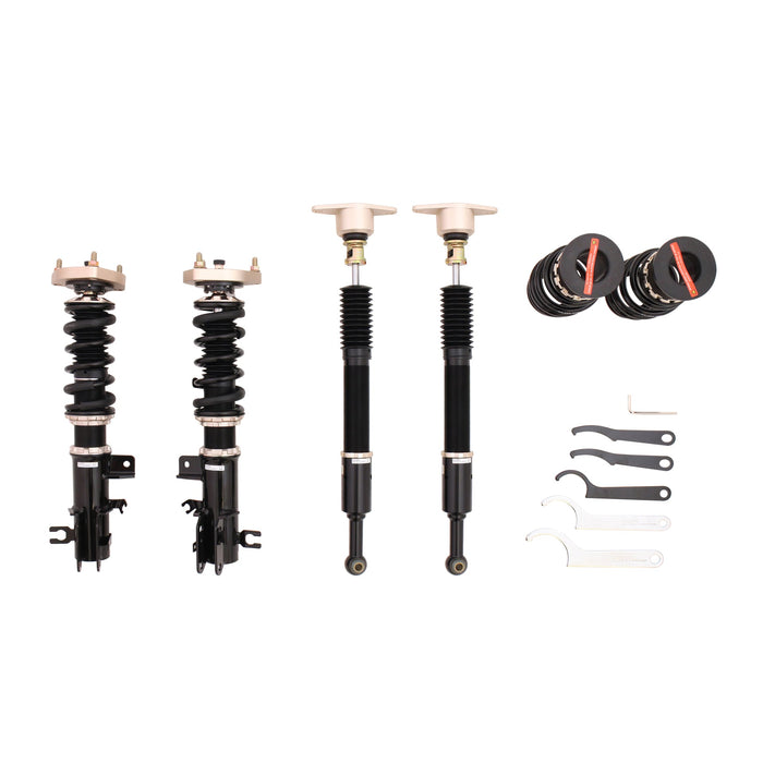 Toyota Yaris iA Coilovers (2017-2018) BC Racing BR Series w/ Front Camber Plates