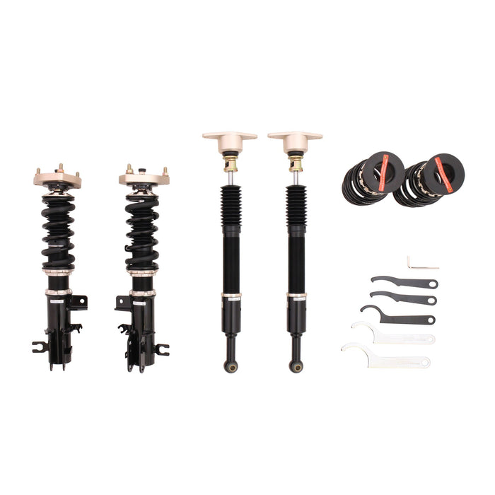 Toyota Yaris Sedan Coilovers (2019-2020) BC Racing BR Series w/ Front Camber Plates