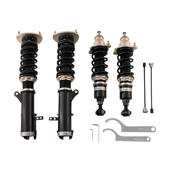 Dodge Caliber Coilovers (07-12) BC Racing BR Series w/ Front Camber Plate - Standard or Extreme Low Stock