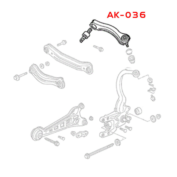 Acura TL UA1 Camber Kit (96-98) Godspeed Rear Arms w/ Ball Joints - Pair