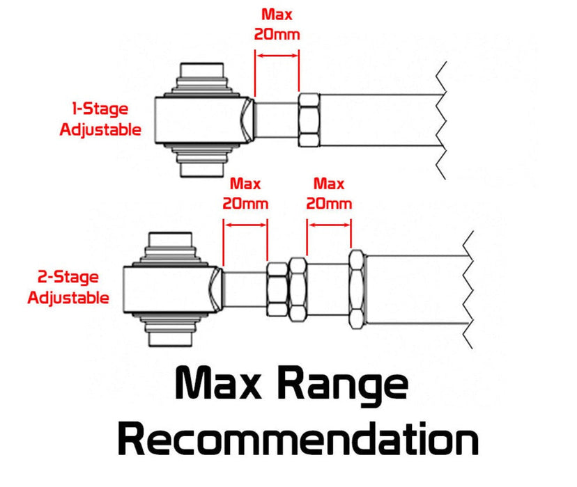 Dodge Magnum LX Camber Kit (05-08) Godspeed Rear Upper Arms - Pair
