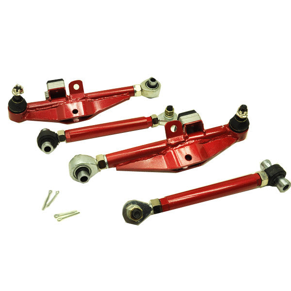 Nissan 240SX S14 Control Arms (95-98) Godspeed Front Lower Arms w/ High Angle Tension Rods- Pair