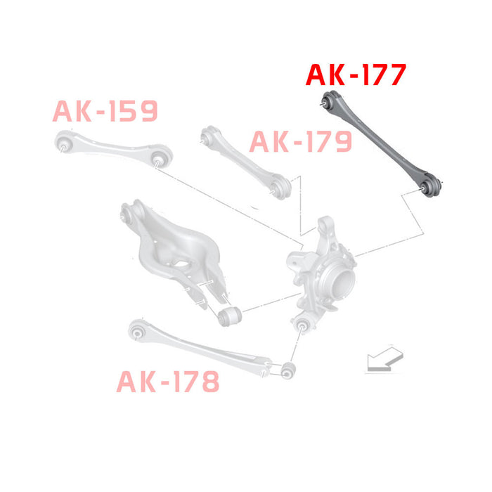 BMW 4 Series F32/F33/F36 Rear Toe Arms (14-19) Godspeed w/ Spherical Bearings - Pair