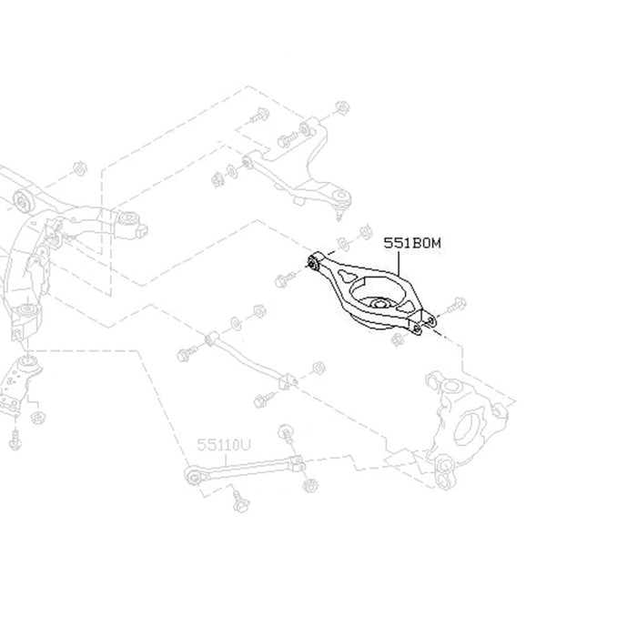 Nissan 370Z Toe Arms V2 (09-20) Godspeed Rear w/ Spherical Bearings - Pair