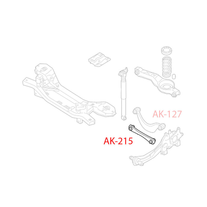 Ford Focus ST Toe Arms (2013-2018) Godspeed Rear - Pair