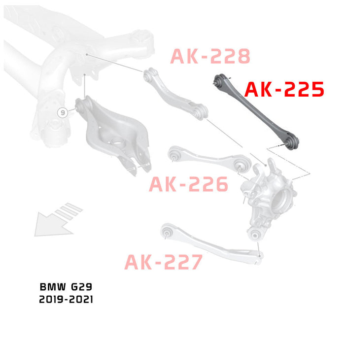 Toyota Supra A90 Toe Arms (2020-2022) Godspeed Rear Track - Pair