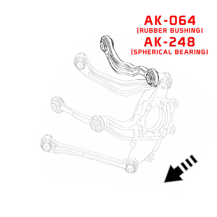 Mercedes-Benz S-Class W221 Camber Kit (07-13) Godspeed Rear Upper Arms w/ Spherical Bearings- Pair