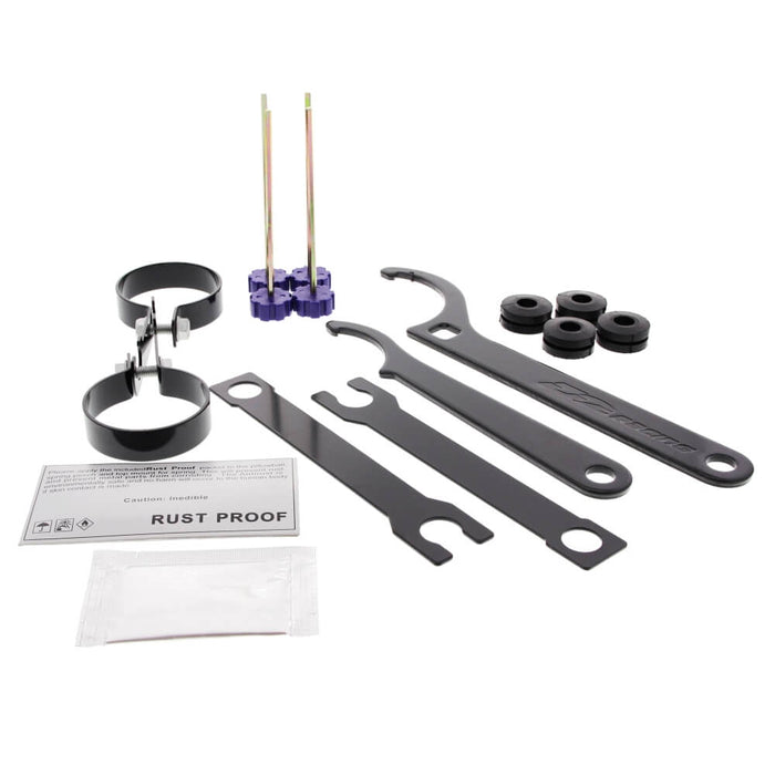 Mazda Protege Coilovers (99-03) [Incl. Mazdaspeed] D2 Racing RS Series w/ Front Camber Plates