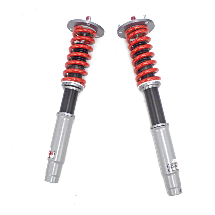 Mercedes S430/S500 Sedan RWD Coilovers (00-06) [w/ Airmatic] Godspeed MonoRS - True Front Coilovers - 32 Way Adjustable