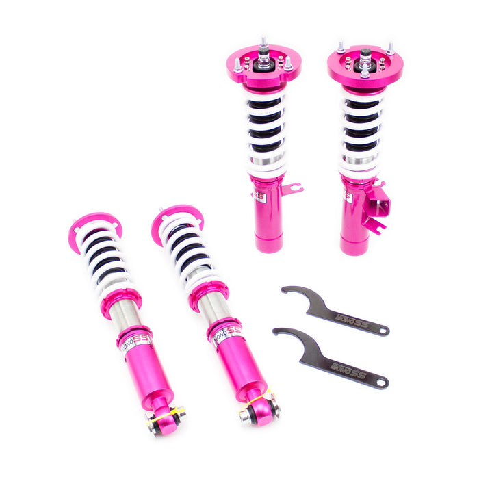 BMW 5 Series RWD E34 Coilovers (87-95) [61mm Outer Strut Diameter] Godspeed MonoSS - 16 Way Adjustable w/ Front Camber Plates