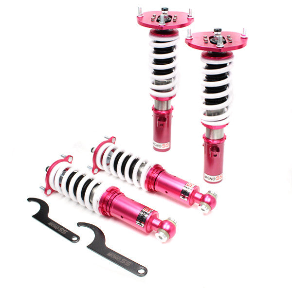Mitsubishi Eclipse Coilovers 1G FWD (90-94) Godspeed MonoSS - 16 Way Adjustable w/ Front Camber Plates