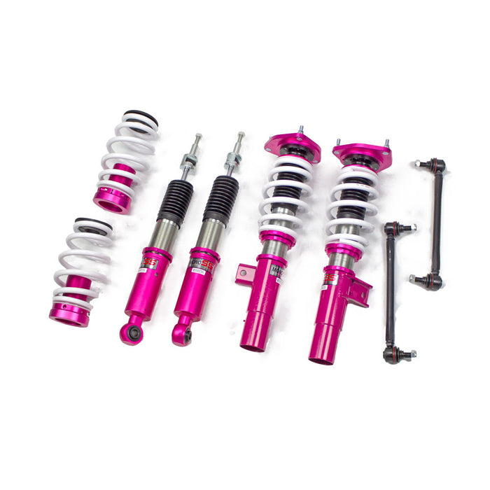 VW Jetta A6 Coilovers (15-18) [54.5mm Front Axle Clamp] Godspeed MonoSS - 16 Way Adjustable  w/ Front Camber Plates