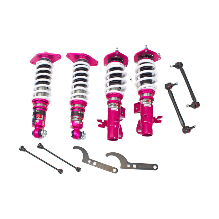 Mini Cooper FWD R56 R57 R58 R59 Coilovers (07-15) Godspeed MonoSS - 16 Way Adjustable w/ Front Camber Plates