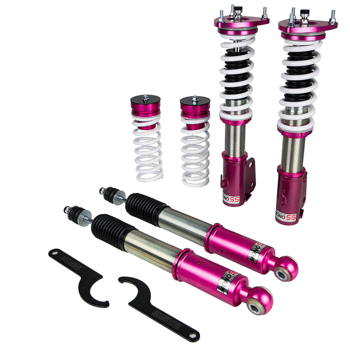 Toyota Echo Coilovers (00-05) Godspeed MonoSS - 16 Way Adjustable w/ Front Camber Plates