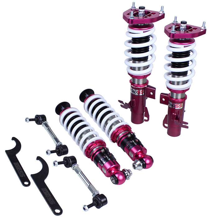 Mini Cooper / Cooper S / JCW R58/R59 Coilovers (14-22) Godspeed MonoSS - 16 Way Adjustable w/ Front Camber Plates